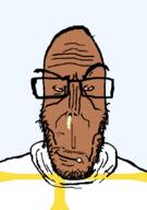 angry brown_skin closed_mouth clothes county cross european flag flag:trøndelag glasses mucus mustache mutt norway red_eyes soyjak subvariant:euromutt sweater transparent_background trøndelag variant:markiplier_soyjak white_skin // 591x843 // 24.4KB