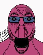 blood blue_glasses button_eyes doll_(user) fnaf glasses gore pink_skin soyjak stubble variant:flartson web // 410x524 // 15.8KB