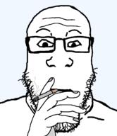 cigarette hand holding_object smoke smoking subvariant:neutralplier template variant:markiplier_soyjak white_skin // 1035x1200 // 44.0KB