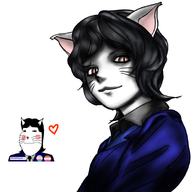 animal anthro art black_hair bloodshot_eyes blud_is_not_Neferpitou_jsid blush cat cat_ear clothes eyebags fanarts flag:lesbian_pride_flag flag:transgender_pride_flag long_hair makeup meta:namefags moistpepper_(user) nose oh_my_god_she_is_so_attractive red_eyes slut smile subvariant:massjak subvariant:massmeowjak suit suit_and_tie trans transparent_background variant:gapejak whisker whiskers white_fur // 920x920 // 528.9KB
