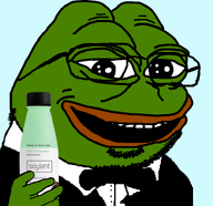 amphibian frog hand nas:pepe open_mouth pepe_the_frog soylent_(mint_chocolate) subvariant:wholesome_pepe tuxedo variant:pepejak // 749x726 // 54.4KB