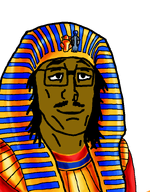 black_skin egypt king mullet nose_piercing nose_ring pharaoh variant:mulletjak // 634x810 // 241.6KB