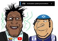 2soyjaks brown_skin bug clothes fly glasses indian israel jewish_nose jews judaism large_nose soyjak_party_video_archive sponsor spva star_of_david stinky stubble subvariant:wholesome_soyjak teeth variant:gapejak variant:markiplier_soyjak yamaka youtube // 1971x1420 // 821.2KB