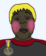 award blond blush brown_skin closed_mouth clothes eyelashes hunky_twink_sex_machine meta:unfunny_garbage nate nate_higger's_distant_cousin_(cape_rrackers) natejak nusoicaca shitskin slopjak subvariant:slender_alicia template text variant:alicia yellow_hair // 592x720 // 58.4KB