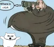 animal binoculars cat cigar fat full_body glasses ground smoking standing stubble variant:catjak white_skin // 874x758 // 107.3KB