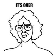 afro closed_mouth glasses hair its_over patrick_crusius text variant:chudjak // 560x564 // 10.6KB