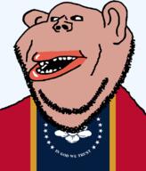 amerimutt black_sclera brown_skin christianity clothes ear flag flag:mississippi flower god hair lips magnolia mississippi mutt open_mouth plant soyjak star_(symbol) state stubble subvariant:impish_amerimutt text transparent_background united_states variant:impish_soyak_ears // 685x800 // 47.3KB