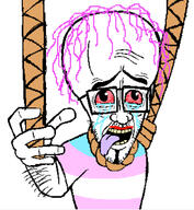 ack bloodshot_eyes crying hanging holding_object rope tranny variant:megason // 610x660 // 336.7KB