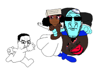 4soyjaks afro artist:puertorican black_jacket black_skin bloodshot_eyes blue_skin bowser closed_mouth clothes crying dress glasses glowing hand hat i'm_starting_to_get_really_scared_now jewish_nose judaism jude kike kippah lips mario meta:oc mossad neutral nose oc peach princess princess_peach star_of_david subvariant:jartycuck subvariant:nuplier subvariant:soyniqua suit suit_and_tie sunglasses super_mario text traced transparent_background trend:glowie trend:jartycuck variant:chudjak variant:markiplier_soyjak variant:soytan // 3500x2668 // 601.0KB