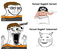 animal avengers badge beanie black_hair blue_eyes booru boorucuck brimstone brown_hair cat clothes coal dan dress eyelashes eyelids eyes_popping female full_body glasses hair hat necklace nintendo nintendo_switch no_nose open_mouth orange_shirt smile snout soy soylent stubble subvariant:impish_meowjak subvariant:massjak subvariant:massmeowjak subvariant:soyak_(irritated) subvariant:wewjak variant:gapejak variant:soyak variant:soytan video_game waving whisker white_background // 1280x1088 // 205.0KB