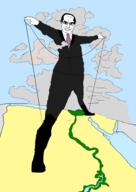 arab cecil_rhodes chud closed_mouth clothes controller country egypt president sisi sky smile suit suit_and_tie variant:chudjak // 2711x3840 // 1.3MB