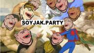 adam amerimutt balding brown_skin ear god hair happy_merchant he-man mexican_twink multiple_soyjaks open_mouth skeletor soyjak soyjak_party spiderman stubble subvariant:impish_amerimutt variant:impish_soyak_ears yellow_hair // 1199x675 // 1.3MB