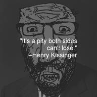 angry beard black_and_white clothes glasses henry_kissinger jewish_nose jews kike looking_at_you portrait quote suit teeth text variant:maxjak wrinkles // 1191x1191 // 432.4KB