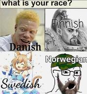 albino cat_ear clothes denmark dress ear femboy finland glasses hat jagathai_khan nigger norway primarch soyjak stubble sweden varg_vikernes variant:soyak warhammer warhammer_40k white_scars white_scars_chapter // 1078x1164 // 183.3KB