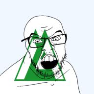 angry flag flag:toyama glasses hair japan looking_at_you mustache open_mouth soyjak stubble teeth todofuken toyama transparent_background variant:feraljak // 1500x1500 // 102.9KB