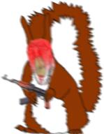 angry blood gun holding_gun holding_object holding_rifle nosebleed red_face rifle subvariant:feralrage subvariant:feralsquirrel trend:squirreljakking variant:feraljak weapon // 389x501 // 141.5KB