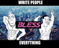 2soyjaks arm buff closed_mouth glasses happy shirtless smile soyjak stubble text variant:chudjak variant:cobson vco white_people // 1490x1216 // 655.3KB