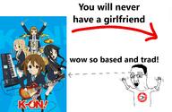 akiyama_mio anime bnwo clothes flag flag:lesbian_pride_flag flag:transgender_pride_flag girlfriend hand hands_up hirasawa_yui k_on kotobuki_tsumugi lesbian moe open_mouth pol_(4chan) queen_of_spades soyjak tainaka_ritsu tranny variant:chudjak yuri // 1372x894 // 606.7KB