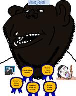 ack amerimutt anti_soytan artist:crimsonvoidhydra1488 award black_sclera black_skin bloodshot_eyes changed ear gooned_to_soytan_again_award missed_paypal_(nametroon) nigger slopjak subvariant:impish_amerimutt vantablack variant:bernd variant:impish_soyak_ears variant:soytan // 598x750 // 56.9KB