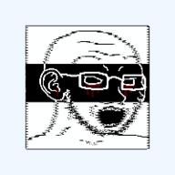 3d 3dgifmaker animated cube ear glasses moving_eyes multiple_eyes open_mouth rotating schizo soyjak stubble variant:markiplier_soyjak variant:soyak // 200x200 // 2.2MB