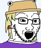 anime clothes glasses hat open_mouth suwako_moriya_(touhou) touhou variant:soyak video_game white_skin // 970x1150 // 4.3MB