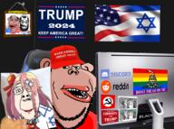 2024 american_flag amerimutt anime blacked communism computer democrat democratic_party discord donald_trump flag flag:gay_gadsden flag:israel flag:nazbol flag:united_states girls'_frontline israel israeli_flag judaism lgbt maga nazbol negev_(girls'_frontline) pictureture red_hat reddit star_of_david subvariant:impish_amerimutt variant:bernd variant:chudjak variant:impish_soyak_ears video_game wallpaper // 1000x747 // 733.5KB
