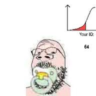 artist:xjanny baby babyjak binky caca glasses iq pacifier small_eyes stubble text variant:gapejak white_skin // 200x200 // 10.4KB