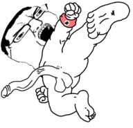 angry bwc dragon_ball full_body naked nazism nsfw open_mouth penis soyjak soyjakak swastika variant:chudjak vein // 697x673 // 113.5KB