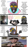 arm bloodshot_eyes button clothes comic dead firearm flag glasses grey_skin gun hair hand hands_up handshake hanging irl kuz lolkek looking_up meta mustache open_mouth purple_hair rope russia smile soot soot_colors soyjak soyjak_party stubble subvariant:wholesome_soyjak suicide text tongue tranny tshirt variant:bernd variant:el_perro_rabioso variant:gapejak yellow_teeth // 1080x1800 // 1.1MB