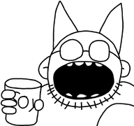 cat_ear cup ear glass glasses open_mouth soy stubble transparent_background variant:unknown zanelittle // 942x885 // 22.5KB