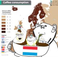 3soyjaks 4soyjaks angry arm bloodshot_eyes blue_eyes coffee country cup drinking drinking_straw europe finland flag flag:finland flag:luxembourg flag:moldova flag:norway flag:sweden flag:turkiye flag:ukraine glasses hand holding_object luxembourg mug norway open_mouth sip soyjak stubble subvariant:impdrink subvariant:wholesome_soyjak sweden variant:feraljak variant:gapejak variant:impish_soyak_ears yellow_hair // 1382x1336 // 774.9KB