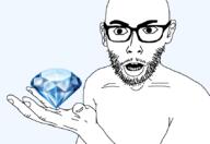 glasses hand soyjak stubble variant:slinkyjak // 849x582 // 29.2KB