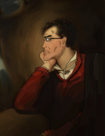 classical_art classical_art_parody clothes curly_hair glasses hair hand lord_byron painting side_profile subvariant:perceptive_chud variant:chudjak white_skin // 617x800 // 438.0KB