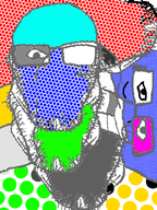 abstract dithering ditherjak glasses monochrome soyjak stubble subvariant:neutralplier trend:colorjak variant:markiplier_soyjak // 600x800 // 306.6KB