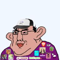 4chan amerimutt bell_pepper brave_browser brown_skin clothes cow g_(4chan) gentoo gitlab glasses hat intel luke_smith mental_outlaw mutt richard_stallman serial_experiments_lain soyjak subvariant:chudjak_amerimutt technology templeos thinkpad variant:chudjak // 1628x1628 // 742.5KB