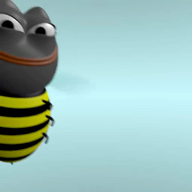 amphibian bee frog nas:pepe pepe_the_frog // 512x512, 5.1s // 324.5KB