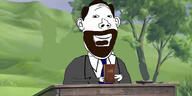 baptist beard bible blue_tie christianity clothes ear faithful_word_baptist_church hair holding_book holding_object king_james kjv necktie nifb pastor plant preacher sanderson1611 soyjak steven_anderson suit suit_and_tie teeth text tree variant:protestantjak // 2000x1000 // 211.8KB