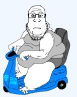 animated cart fat gem mobility_scooter scooter subvariant:neutralplier variant:markiplier_soyjak // 735x923 // 121.4KB