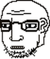 1soyjaks animated bald ear ext=gif glasses head hotline_miami hotline_miami_2 nose open_mouth pixelated seethe stubble talking template template_i_guess transparent_background variant:soyak // 53x63 // 6.2KB