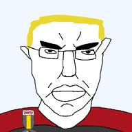 award badge body clothes glasses hair nate red_shirt soyteen subvariant:pol_face variant:chudjak white_skin yellow_hair // 600x600 // 28.7KB