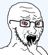 bald bloodshot_eyes crying glasses hand open_mouth stubble subvariant:crying_soyak_ears2 template transparent_background variant:soyak // 697x800 // 18.7KB