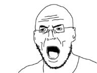 ear glasses open_mouth soyjak stubble variant:unknown // 876x655 // 100.4KB