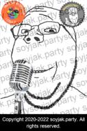 2020 2022 3soyjaks baby badge colorful deformed ear glasses grey hair hand microphone oh_my_god_she_is_so_attractive reddit reddit_moment seal_of_approval sharty_seal smile soot_colors soyjak soyjak_party stubble subvariant:nathaniel subvariant:wholesome_soyjak text thumbs_up variant:a24_slowburn_soyjak variant:gapejak watermark // 607x919 // 304.8KB