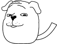 closed_mouth dog dog_ears ear nose shiny_eyes snout stubble subvariant:gapedog subvariant:wholesome_soyjak tail transparent_background variant:gapejak // 1136x867 // 19.0KB