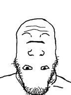 closed_mouth neutral soyjak stubble subvariant:neutralplier upside_down variant:markiplier_soyjak // 600x800 // 91.4KB