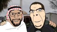 a10_eyes blue_eyes brenton_tarrant brown_skin glove hijab meta:tagme mosque mudslime muslims no_more_brother_wars sandnigger smile sonnenrad soyjak t50_eyes variant:cobson variant:feraljak white_skin // 2672x1500 // 2.3MB