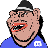 acne amerimutt blurple blurple_shirt clothes discord ear fedora glasses hair long_hair mustache neckbeard red_lips subvariant:impish_amerimutt tan_skin trilby variant:impish_soyak_ears // 750x750 // 22.4KB
