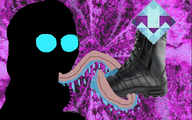 boot bootlicker corru_observer funfriend glasses hoodie moth_(interloper) silhouette tongue variant:soyak // 1594x998 // 1.8MB