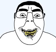 creepy drool hair happy rotten_teeth smile subvariant:bernchud teeth template variant:bernd variant:chudjak white_skin yellow_teeth // 1200x1125 // 26.3KB