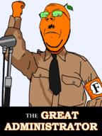 armband clothes froot hitler_mustache microphone movie_poster parody suit_and_tie text the_great_dictator variant:gapejak // 1500x2000 // 73.8KB